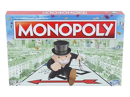 MONOPOLY Board Game for Families and Kids Ages 8 and Up, Classic Gameplay