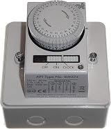 APT IMM24 24hr Mechanical Timer Immersion Heater Lighting 16.1A 3500W Back Box view 2
