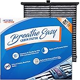 Spearhead Odor Defense Breathe Easy AC &amp; Heater Cabin Air Filter (BE-811) | Fits 2014-2018 Mazda 3, 2014-2021 Mazda 6, 2013-2025 CX-5 Like OEM | Up to 25% Longer Lasting w/Activated Carbon