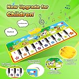 m zimoon Piano Mat Kids Large Music Floor Play Mat 135x58 cm Toys view 3