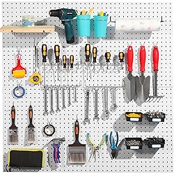 Pegboard Hooks Assortment, for Organizing Various