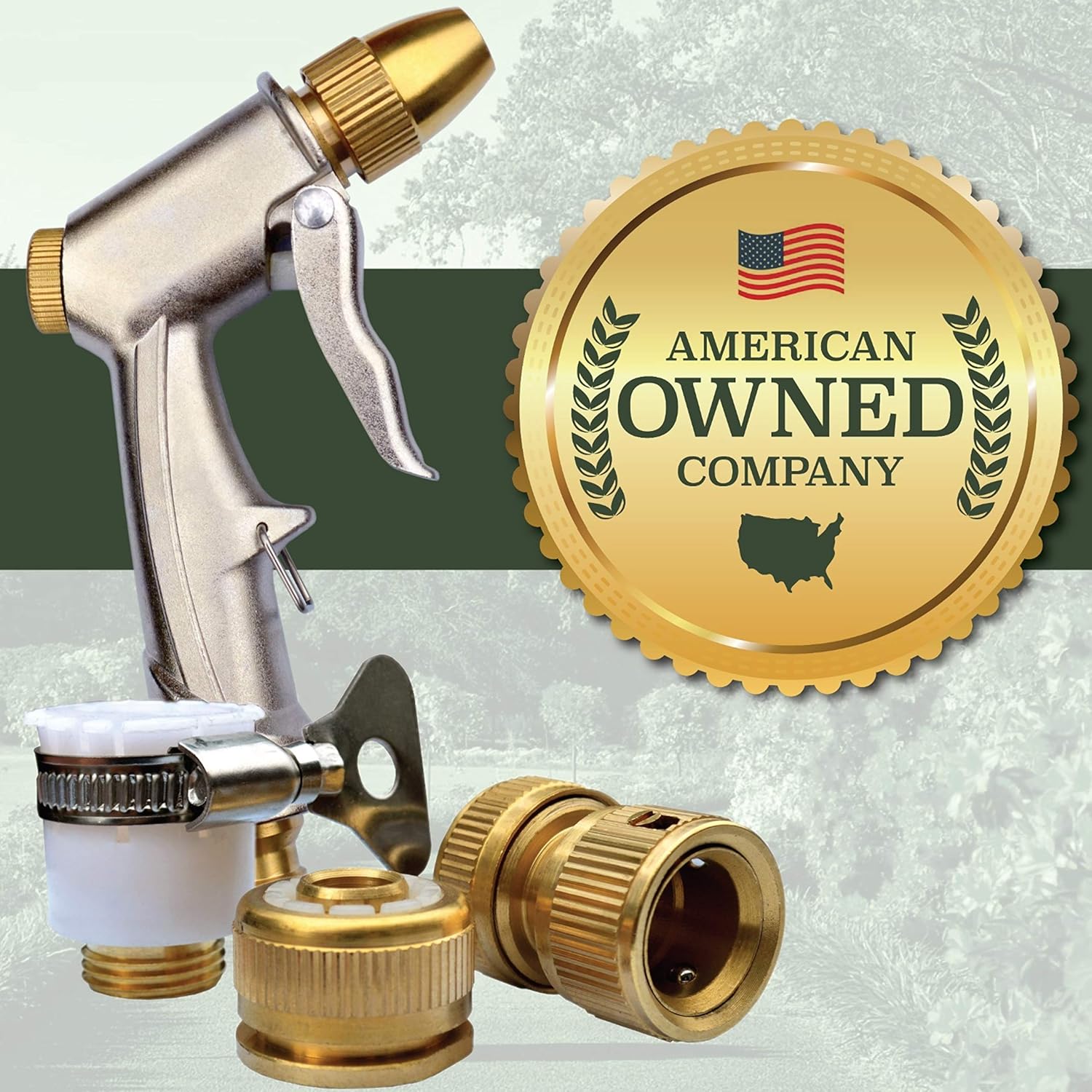 Chalupa Hose Spray Nozzle, High Pressure and Lightweight Garden Hose Nozzle with Finger Assist Lock for Easy Watering and 8 Spray Patterns. Perfect for car Washing, Watering Vegetables and Lawn : Garden & Outdoor