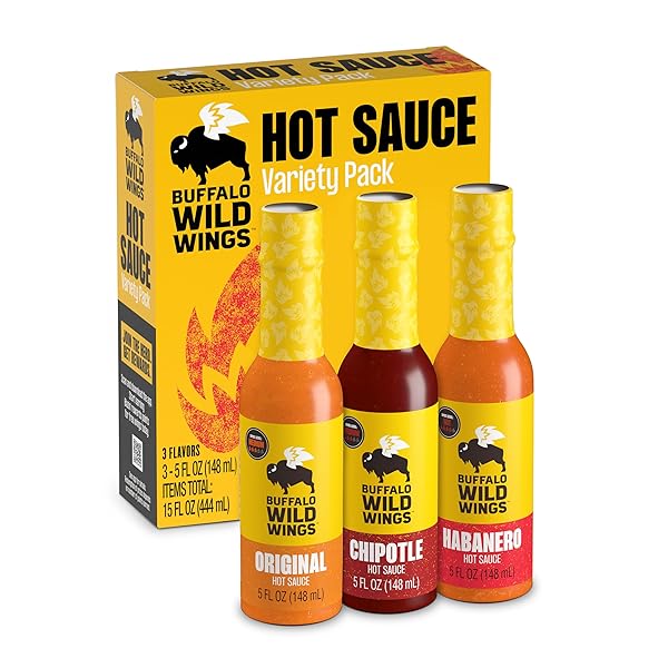 BUFFALO WILD WINGS HOT SAUCE GIFT PACK, INCLUDES...