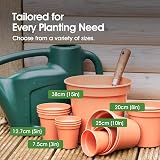 Whitefurze G04024 25cm Garden Pot Terracotta 8 L Polypropylene view 4