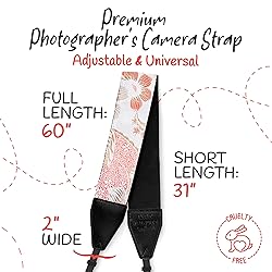 Art Tribute Camera Strap For All DSLR and
