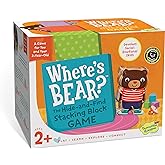 Peaceable Kingdom Where's Bear? The Hide and Find Stacking Block Game | Where's Bear? The Hide and Find Stacking Block Game for 2 Year Olds.