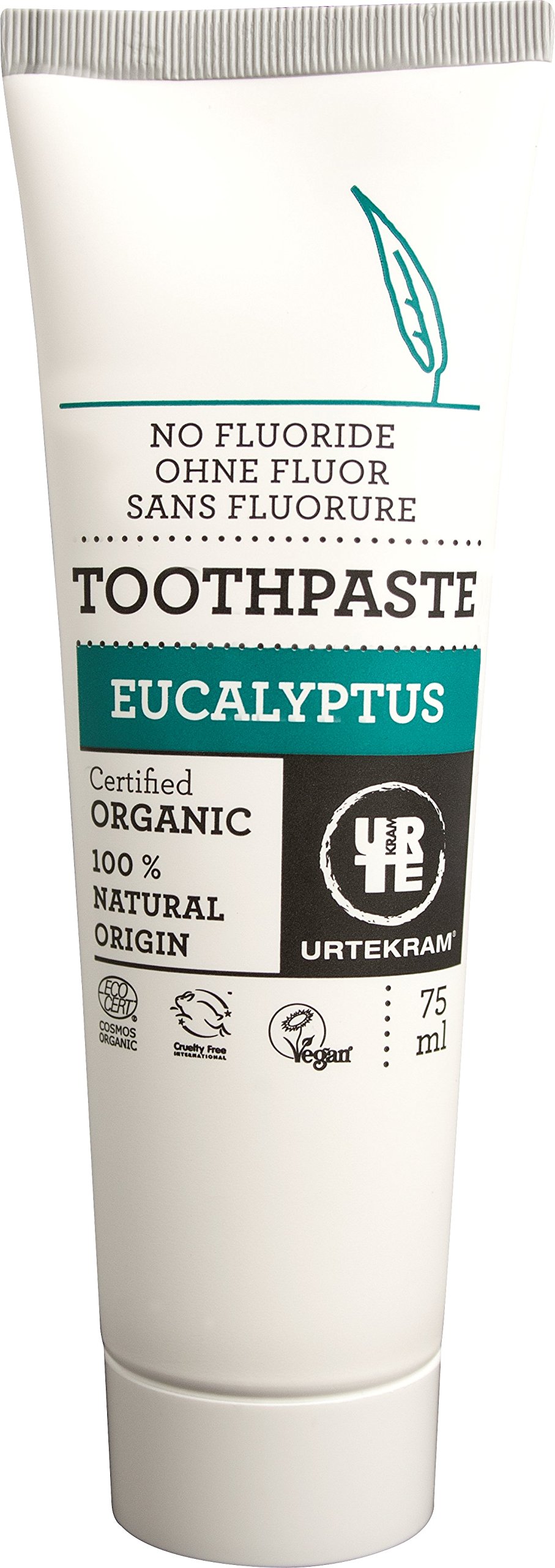 Urtekram75ml Eucalyptus Organic Toothpaste ( Pack of 2)