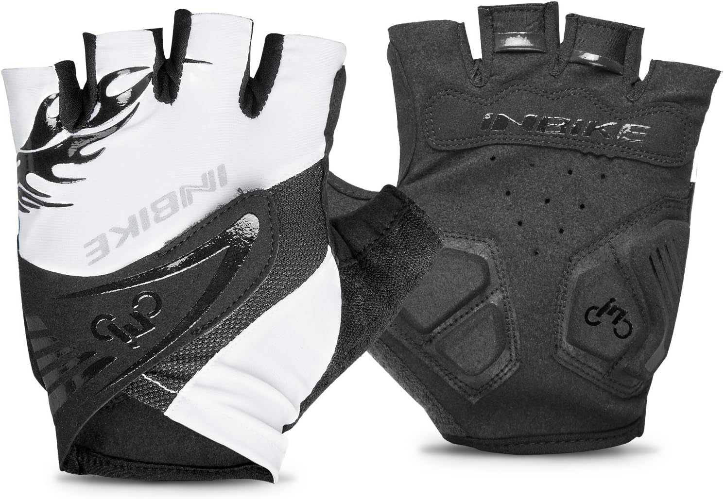 Guanti Bici Traspiranti HTZPLOO Guanti Ciclismo Mezza Dita - Uomo Donna Con Gel Antiscivolo E Imbottitura Guanti Per Bici Mtb - Foto 6