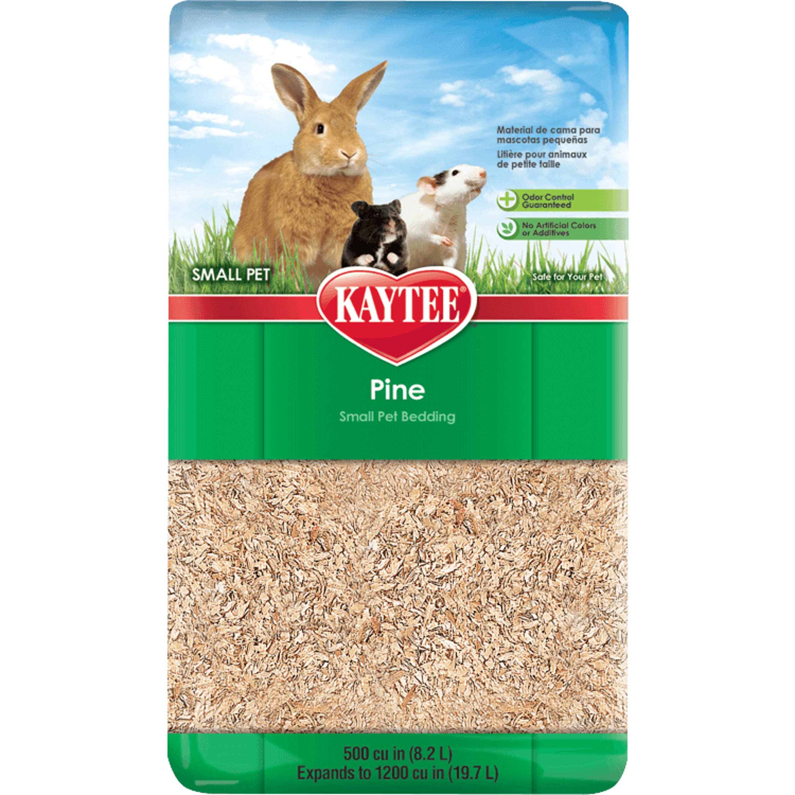 Photo 1 of Kaytee Small Animal Pine Bedding For Pet Guinea Pigs, Rabbits, Hamsters, Gerbils, and Chinchillas, 19.7 Liter