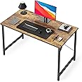 CubiCubi Computer Desk, 40 inch Home Office Small Desk, Modern Simple Style PC Table for Home, Office, Study, Writing, Vintage Brown