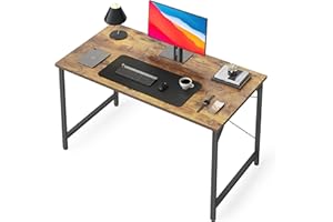 CubiCubi Computer Desk, 40 inch Home Office Small Desk, Modern Simple Style PC Table for Home, Office, Study, Writing, Vintage Brown