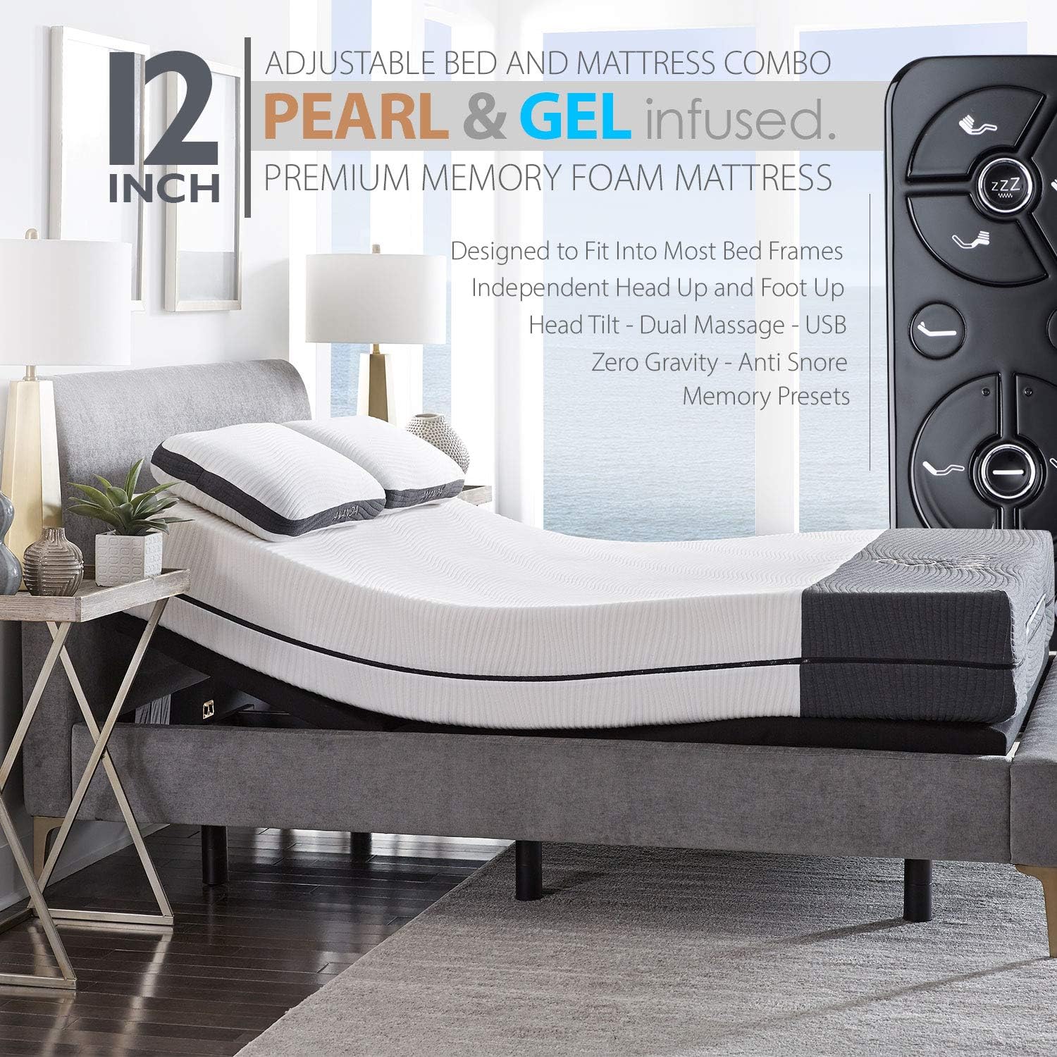 Best adjustable bed frame full electric