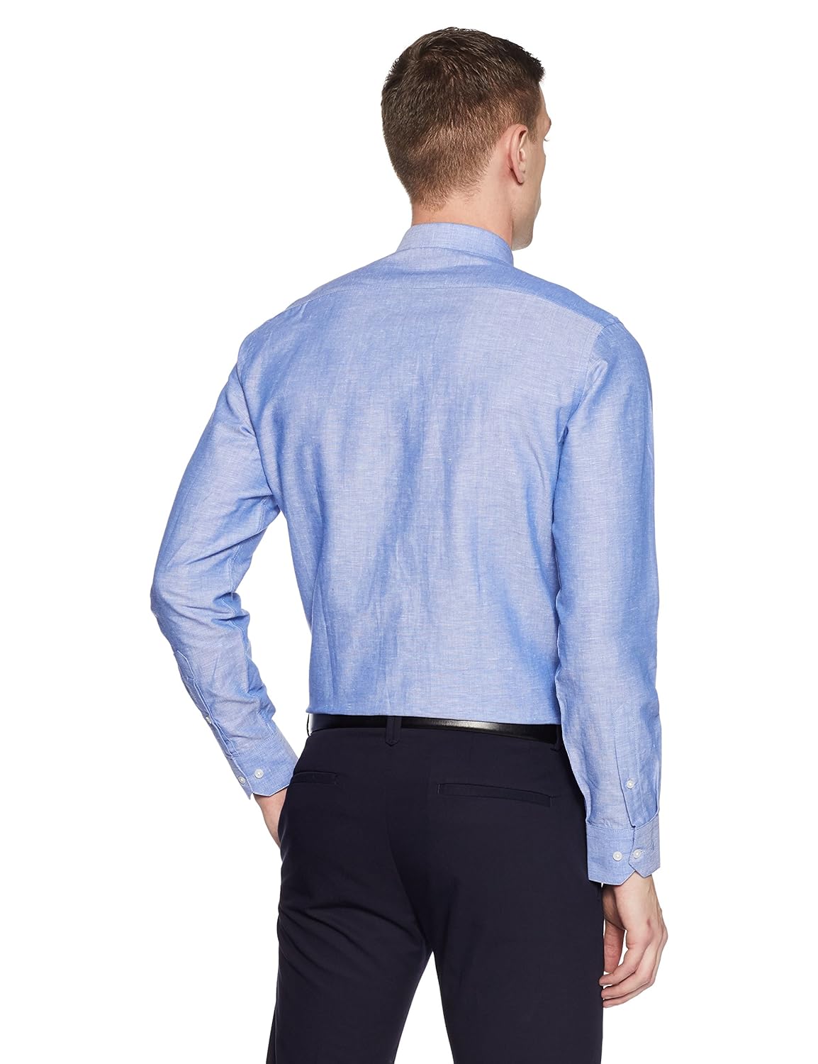 van heusen men's solid regular fit formal shirt