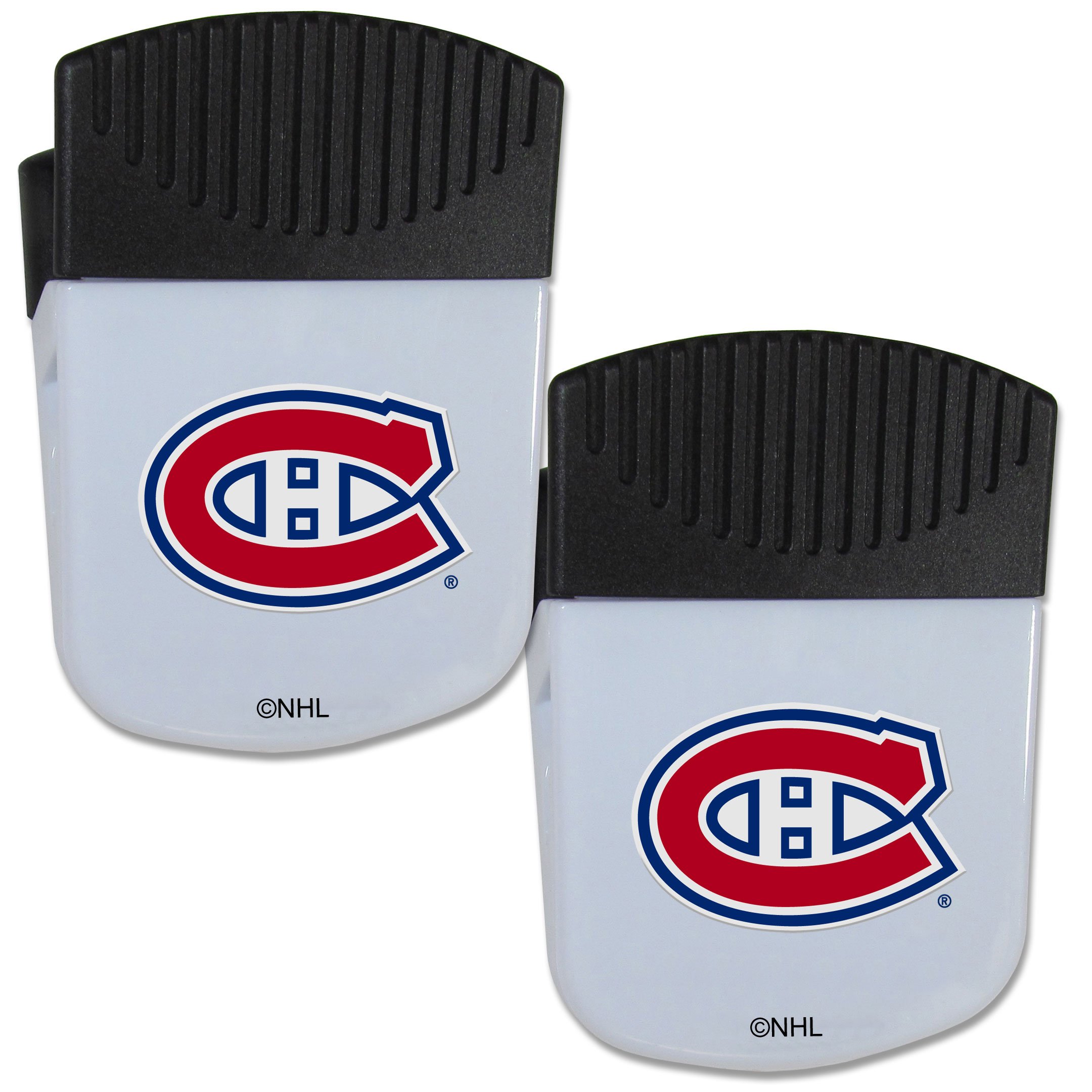 Siskiyou NHL Sports Fan Shop Montreal Canadiens Chip Clip Magnet with Bottle Opener 2 pack Team Color