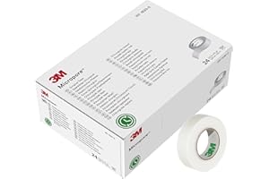 3M™ Micropore™ Surgical Tape 1530-0, 1/2 IN x 10 YD (1.,25cm x 9,1m), 24 Rolls/Carton 10 Cartons/Case