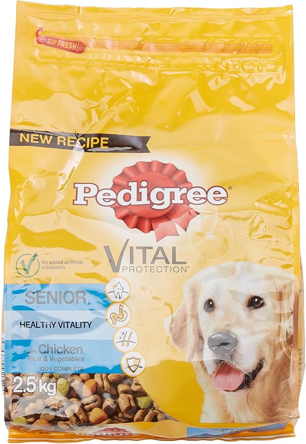 pedigree dog food for seniors