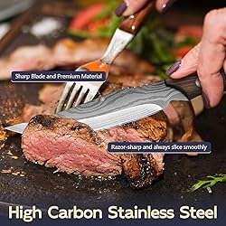 Dragon Creek Steak Knives Set of 6, High-Carbon