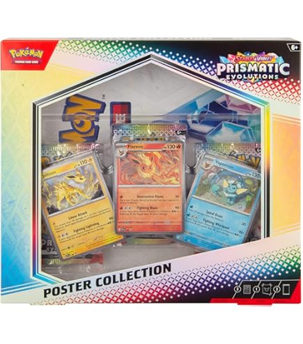 Amazon.com: POKEMON TCG: SCARLET AND VIOLET: PRISMATIC EVOLUTIONS  TWO-BOOSTER BLISTER : Toys & Games
