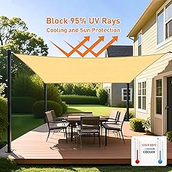 Artpuch Rectangular Breathable UV Block Sun Shade