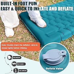GDREAMT Inflatable Camping Sleeping Pad with