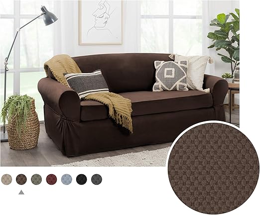 Amazon Com Maytex Pixel Ultra Soft Stretch 2 Piece Furniture