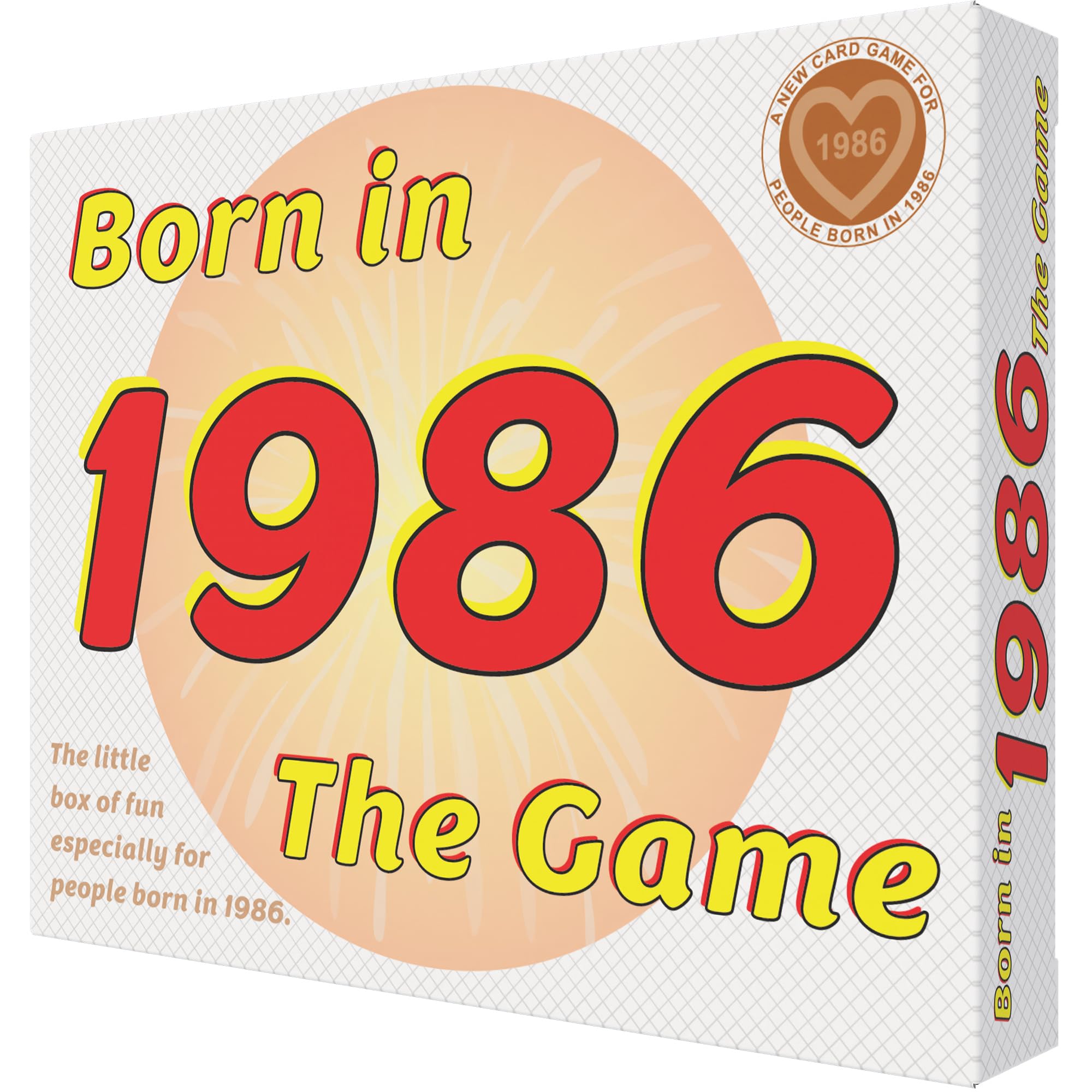 GoForItGames.com Born In 1986 THE GAME. Special edition 1986 gift for the 1986 vintage. A “WINNER” among 1986 gifts. This compact, portable 1986 birthday card game is ideal for any occasion.