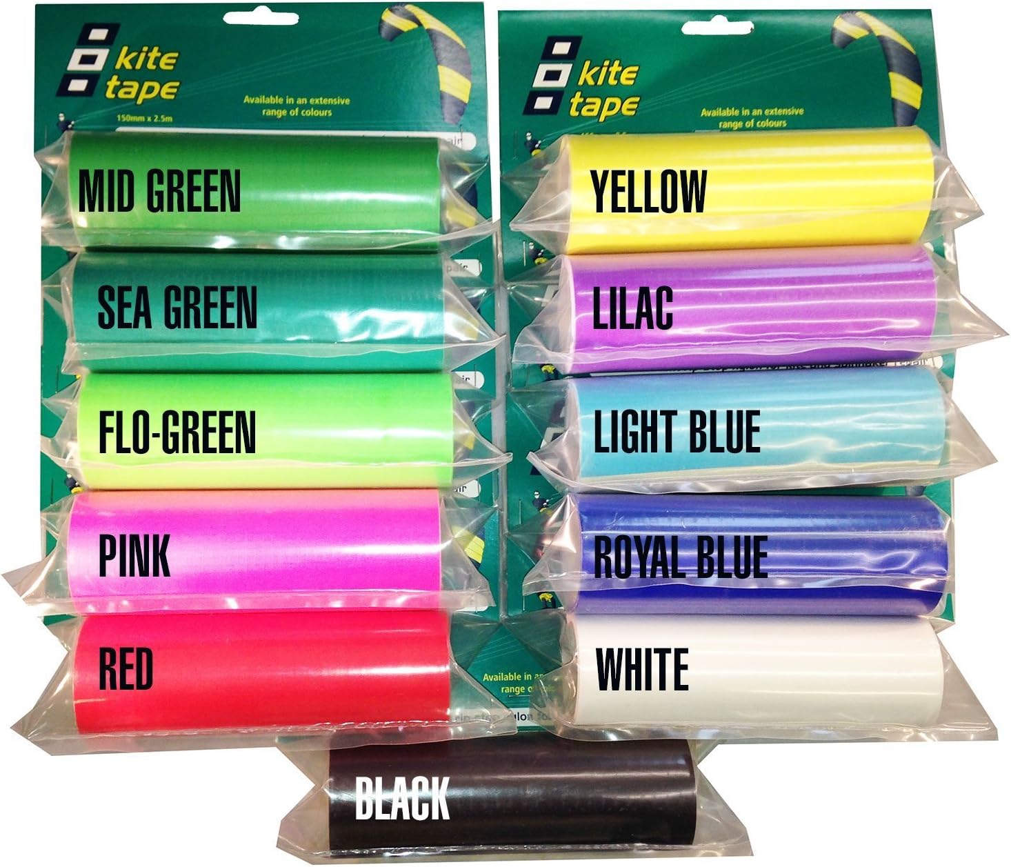 PSP Spinnaker Kite Tape 150 mm x 2.50 m Yellow, lemon tree - Image 3