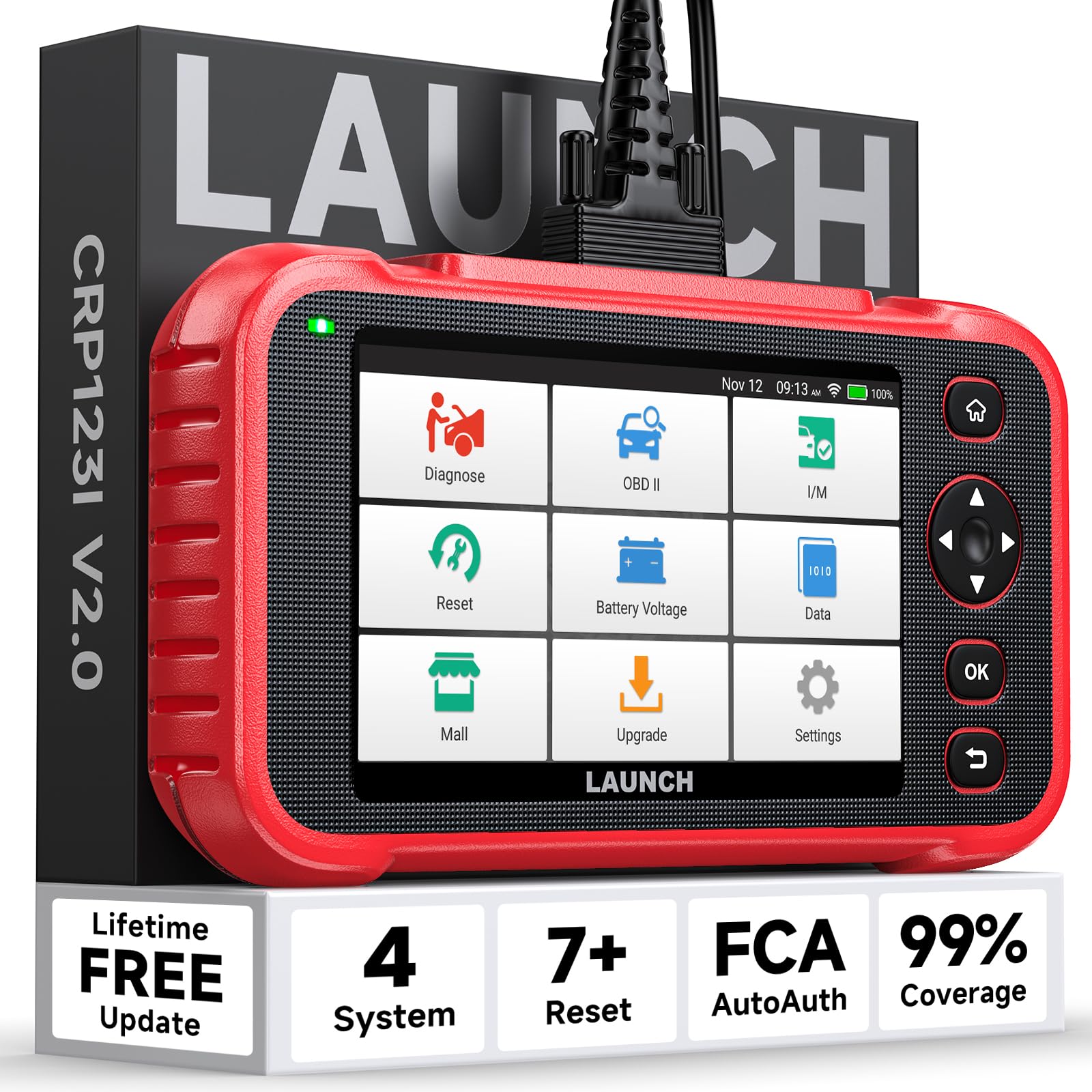 LAUNCH CRP123I V2.0 Elite OBD2 Scanner Diagnostic