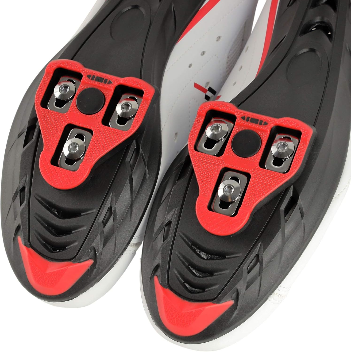 CyclingDeal Bicycle Road Bike Universal Cleat Mount Men's Cycling Shoes with 9-Degree Floating Look ARC Delta Compatible Cleats Compatible with Peloton Indoor Bikes Pedals: Sports & Outdoors