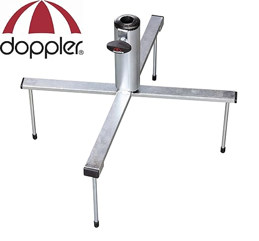 Doppler Faltbarer Rasenspiess für Rohre zwischen 25 und 38 mm