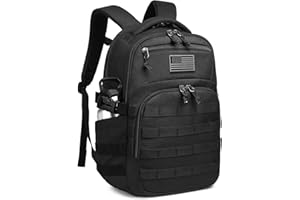 Wotony Military tactical backpack, backpack for men black small tactical assault bag
