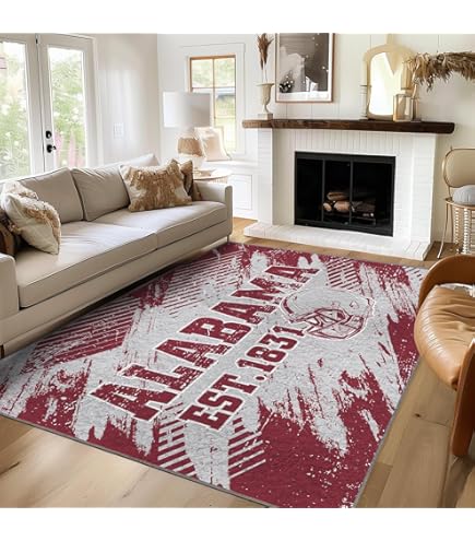 【rug】希少 アメフト OHIO STATE チーム タペストリー ラグ Amazon.com : Ohio State College Home Football Field Rug: 7'8