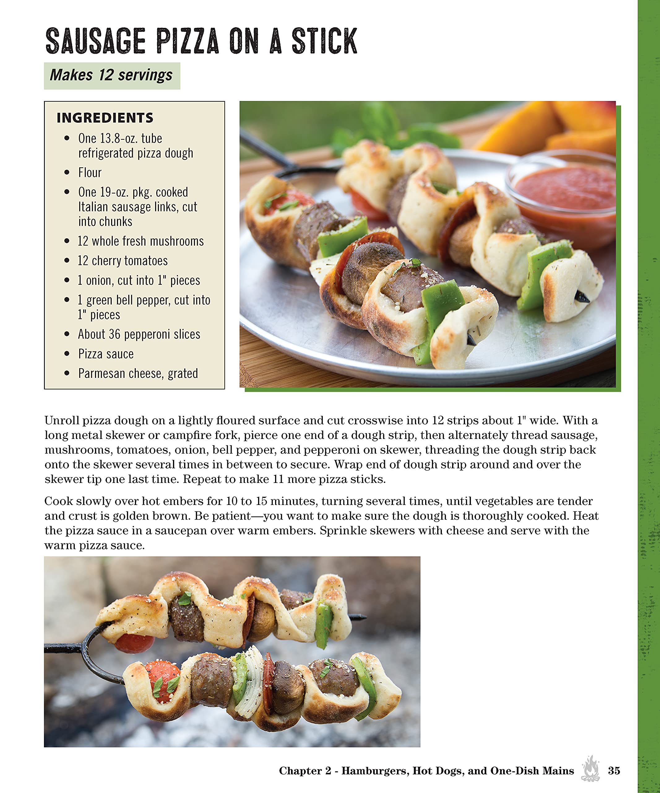 Weekend Camping Cookbook: Over 100 Delicious Recipes for Campfire and Grilling (Fox Chapel Publishing) Make-Ahead Meals for Outdoor Adventures - Cast Iron Nachos, Bacon S'Mores, Foil Packs, and More
