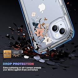 Diaclara Designed for iPhone 14 Plus Case, Full
