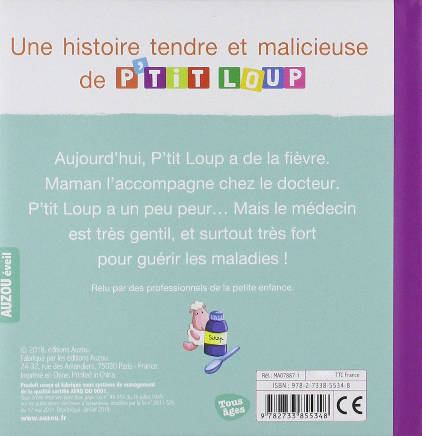 P Tit Loup Va Chez Le Docteur Mon Album P Tit Loup French Edition Lallemand Oriane Amazon Com Books