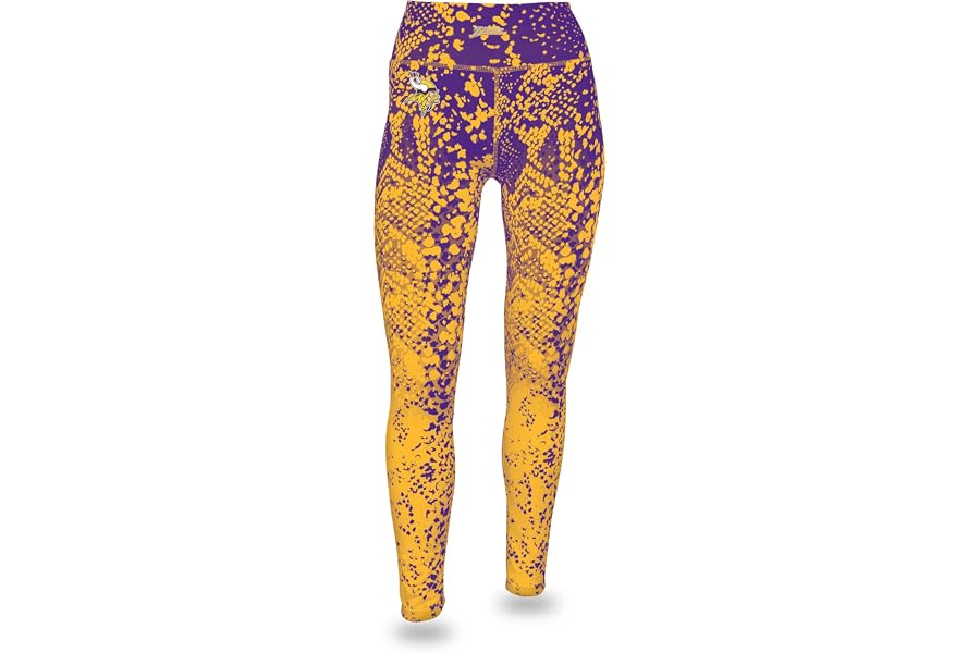 Zubaz NFL Women's Full Length High Waist Basic 1.0 Leggings