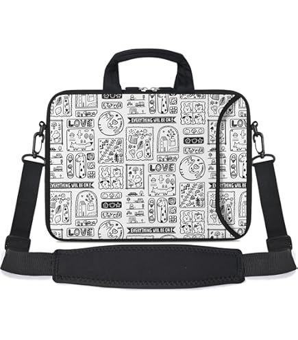 BAGSMART Bolsa De Hombro Para Laptop De 15.6 Pulgadas, Funda Protectora Para Laptop Compatible Con Macbook Pro De 16 Pulgadas Hp De 15 6 Pulgadas