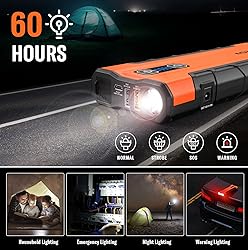 ASPERX AX2500 Jump Starter, 21000mAh 2500A Peak