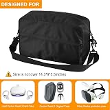 Rianpesn VR Case Carrying Bag Storage Organizer - Scratch Resistant Nylon view 7