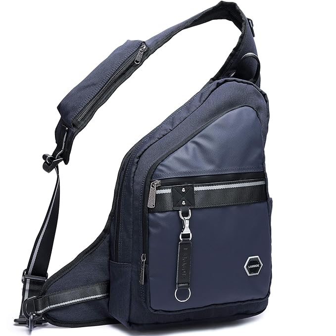 Large Sling Backpack, Sling Chest Bags 13.3" Laptop Backpacks for Men
