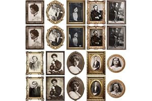 WIFUNUE 10 PCS Halloween Decoration 3D Changing Face Moving Portrait Pictures Halloween Horror Gothic Posters Scary Spooky Haunted Mansion Decor for Halloween Party House Wall Door Decoration