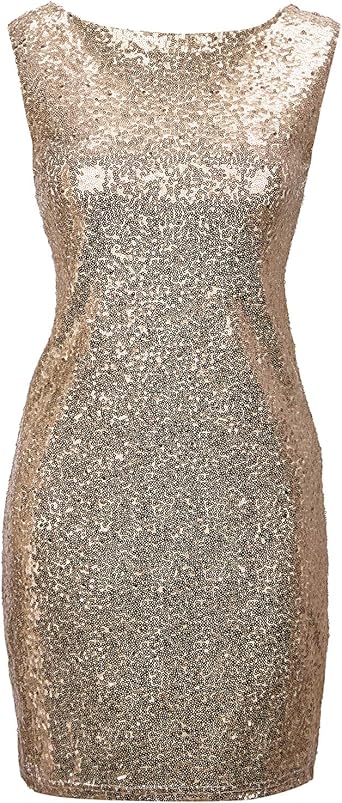 sexy gold party dress