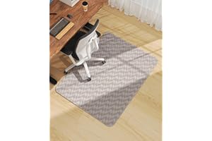 Blvornl Office Chair Mat for Hardwood Floor, Rolling Chair Chair Mat for Hard Wood, Large Anti-Slip Hard Floor Protector, Heavy Duty Computer Desk Rug for Office and Home 35.4"*47.2"