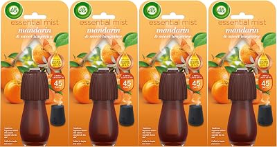 Air Wick Essential Mist Mandarin & Sweet Orange 4 x 20ml Refills