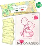 Set 28 Pezzi Sacchetti Nascita Space Animal – Corredino Ospedale Con Adesivi Personalizzati E Stelle