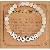 AHAETH Granny Gift Ideas from Grandson Granddaughter to My Grandmother Present Womens Granny Bracelets