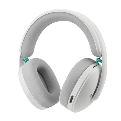 Logitech G325 Lightspeed Wireless Bluetooth Gaming Headset, All-Day Comfort, Built-in Mic with Noise Reduction, 24-Bit Audio, 24+ Hr Battery Life, for PC, PlayStation, Switch, Mobile – White