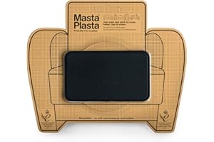 MastaPlasta Premium Leather Repair Patch - Black 4" x 2.4" (10 x 6 cm). Instant Upholstery-Quality Scratch and Tear Repair for Sofas, Car Interiors, Bags, Vinyl & More