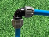 Cost Wise 20mm MDPE Elbow Compression Fitting 10 Bar Water Pipe Irrigation view 2