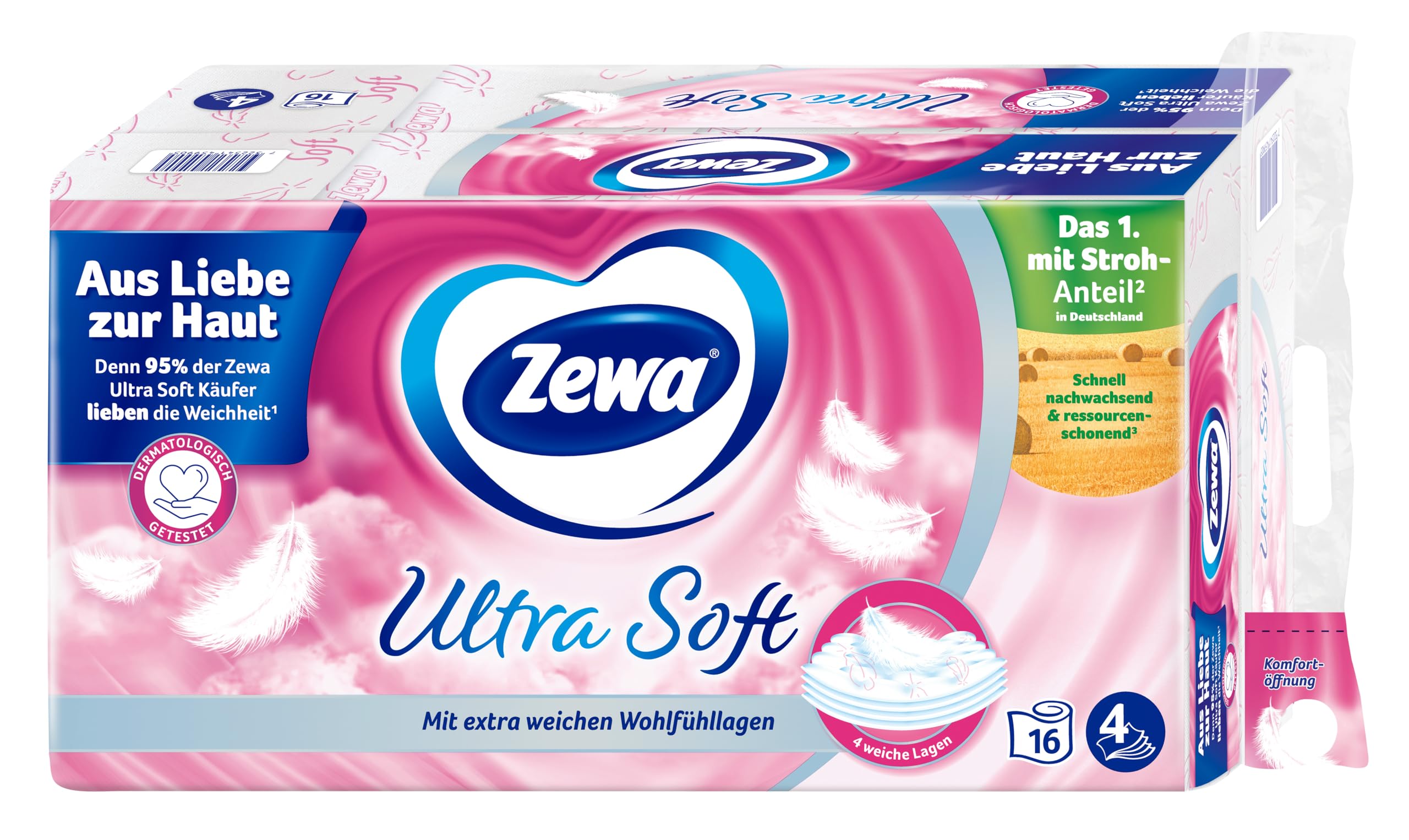 ZEWA Ultra Soft Toilettenpapier 3